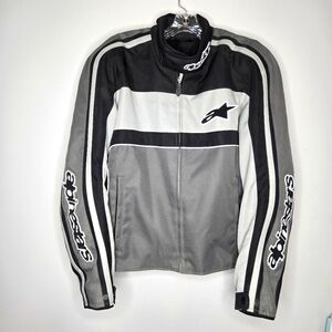 Alpinestars T-dyno‎ womens motorcycle jacket padded bio armor XXL gray Black
